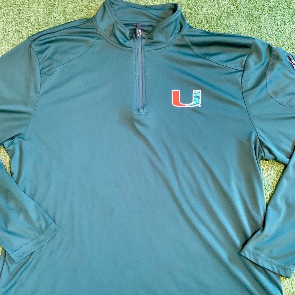 Miami Hurricanes Lightweight Active Pullover Top. - image 2